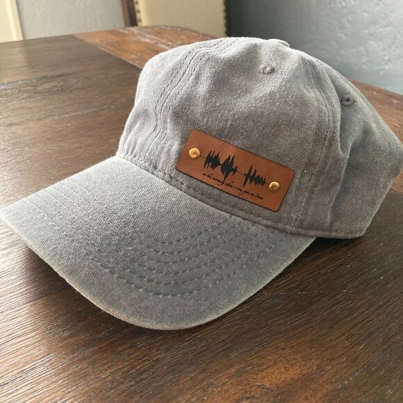 In The Morning When I Rise, Give Me Jesus Soundwave Vintage Washed Gray Hat - Picture 2 of 4
